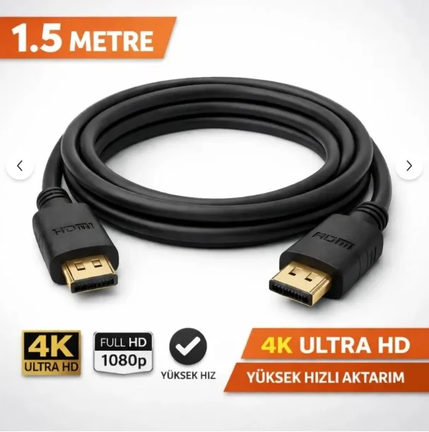 HDMI Kablo Full HD 4K 1.5 Metre